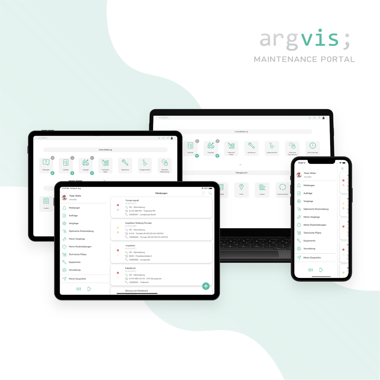 argvis; GmbH Neuheiten und Informationen zu Produkten, Dienstleistungen, Kompetenzen argvis; Maintenance Portal