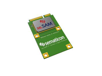 sematicon AG News and information about products, services, skills se.SAM™ P210 & P220 miniPCIe crypto modules – keys in hardware for industry