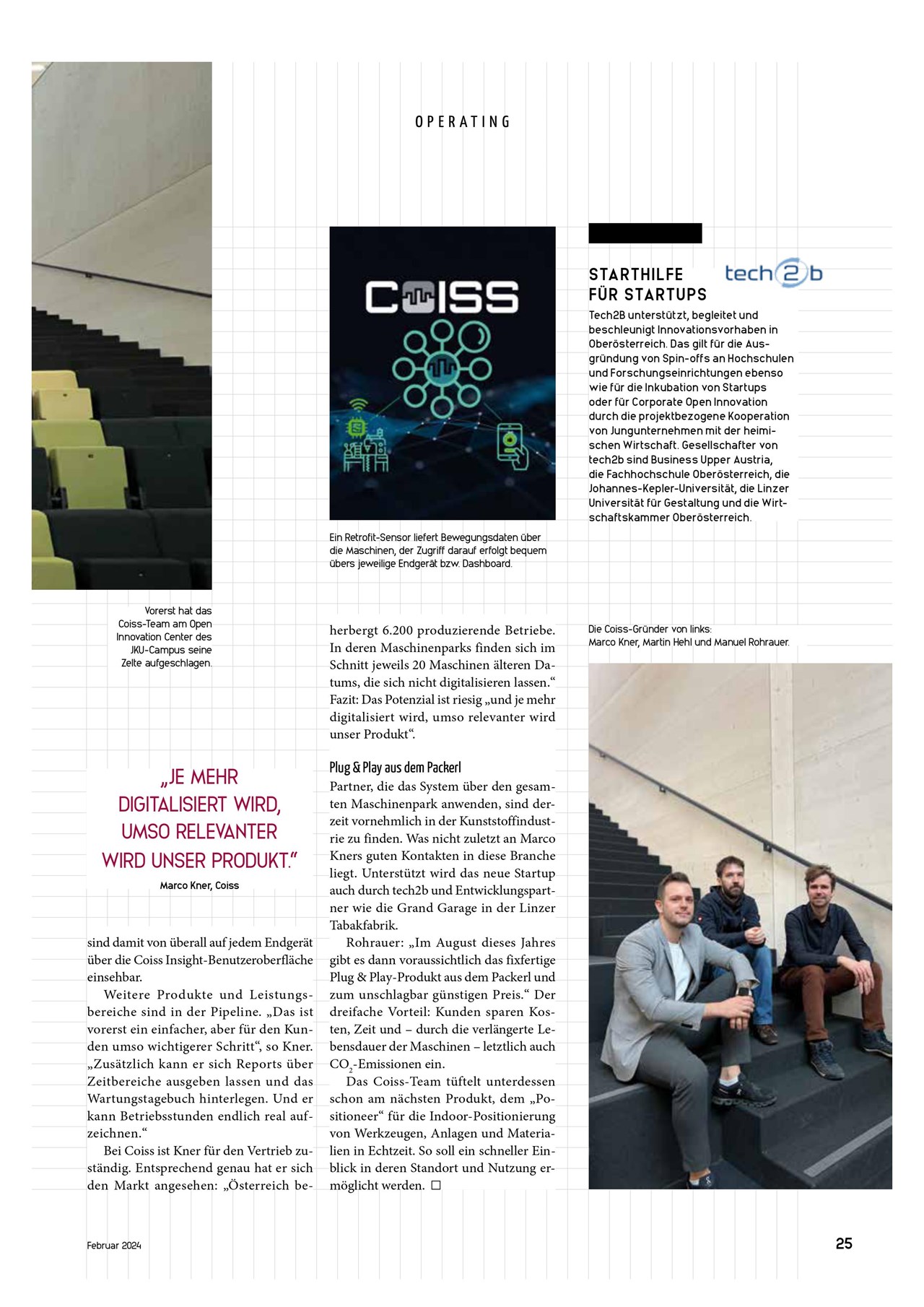 Coiss GmbH Press releases and stories Press article AUTLOOK 2024(2Page)